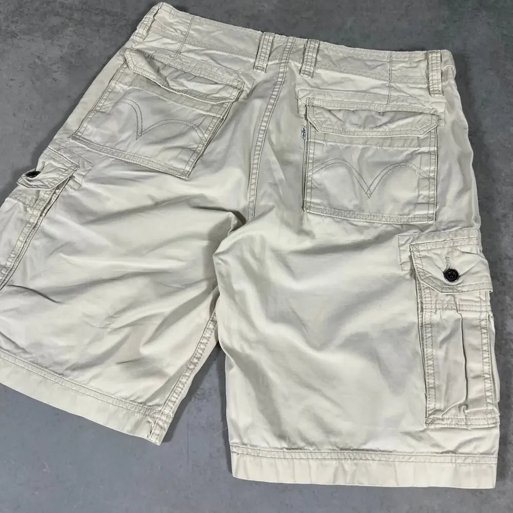 Baggy Levi's Cargo Cream Shorts Men's Size 34